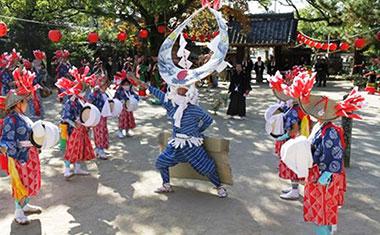 浮立玄蕃（げんば）一流（佐賀市指定・無形民俗文化財）の画像