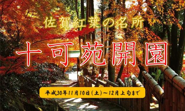 十可苑開園（紅葉） の画像