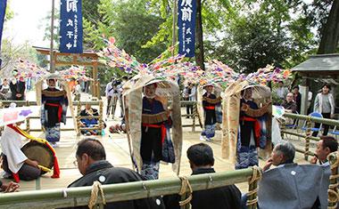 白鬚神社の田楽（国指定・無形民俗文化財）の画像