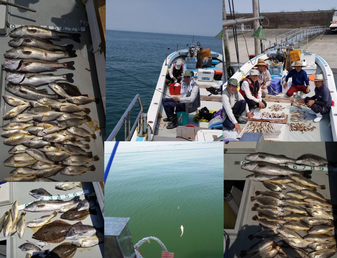 有明海の釣り船運航の画像