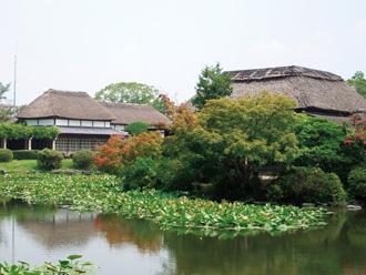 神野のお茶屋と隔林亭の写真