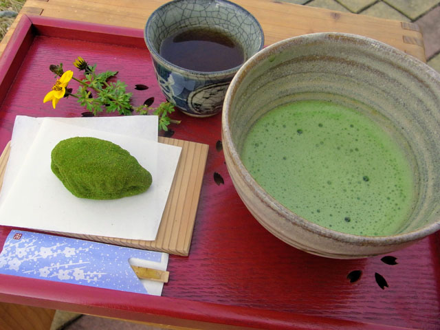 抹茶セット（肥前通仙亭）